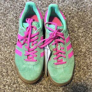 adidas Women's Sneakers in Mint and Fuchsia
